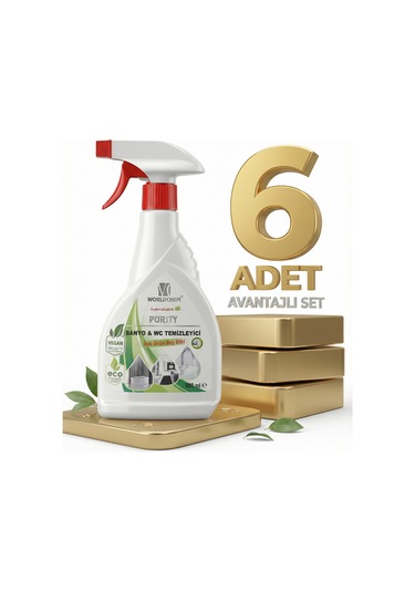 Worldchem Banyo Wc Temizleme 6x500 Ml