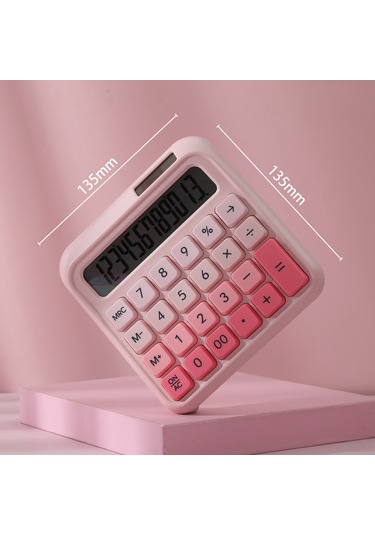 Singree Yeşil Güneş Paneli Ve Çift Kaynaklı Renkli Bantlı Hesap Makinesi - Aaa Pil Dahil Değil Dx-2289 Yeşil