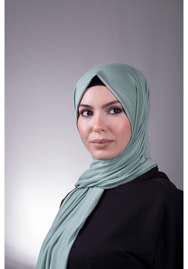 Çağla Düz Klasik Şal Viskon Kumaş Likralı Penye 202101_32