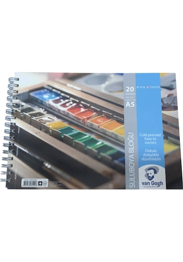 A5 Van Gogh Suluboya Bloğu Spiralli 300 Gr. 20 Yaprak