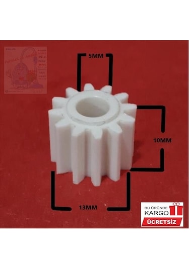 Arçelik Doğrayıcı Valso K1631 Dişli , Doğrayıcı Mil Dişlisi Uyumlu