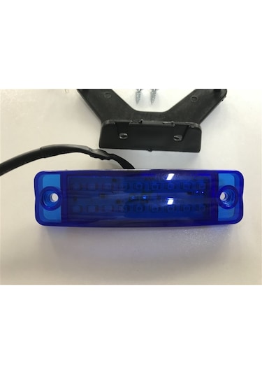 Replax Çakarlı Parmak Led Mavi 24V 18 Ledli Su Geçirmez TAS046M-24