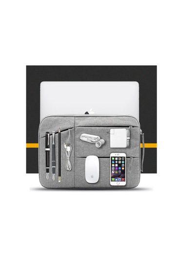 Macbook Uyumlu Air M1 Lenovo Tablet Kılıfı 13 14 15 15.6 16 İnç İçin Dizüstü Bilgisayar Kılıfı Gri,15.6 İnç Diğer