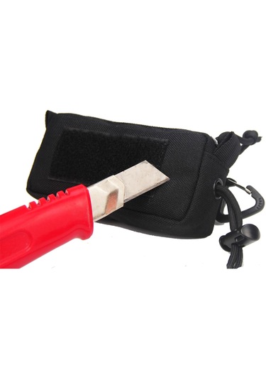 Suntek Bel Çantası Paketi Çok Fonksiyonlu 1000d Siyah-13x6x4cm Siyah