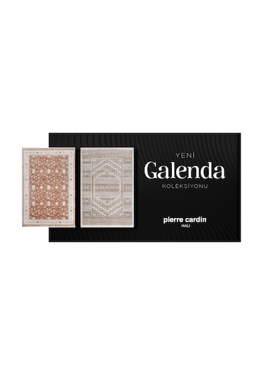 Pierre Cardin Galenda Jh02b Bakır Multi Viskon Akrilik Yumuşak Dokulu Klasik Etnik Halı Çok Renkli