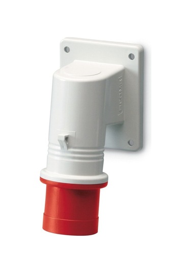 Scame IP44 Makine Fişi (Eğik) 4  x  32 A (3P+E) Trifaze