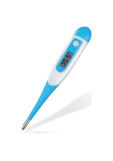 Sones Adet Lcd Elektronik Dijital Bebek Termometresi Su Geçirmez Yumuşak Uçlu Tıbbi Ev Termometresi, Rastgele Renk Teslimatı