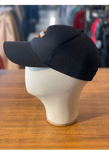 Hamze Harley Davidson Nakışlı Siyah Renk Cap Şapka Siyah