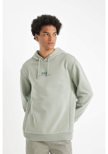 DeFacto %100 Pamuk Relax Fit Kapüşonlu Baskılı Sweatshirt Y9652AZ24AUGN1102 DeFacto %100 Pamuk Relax Fit Kapüşonlu Baskılı Sweatshirt Y9652AZ24AUGN1102