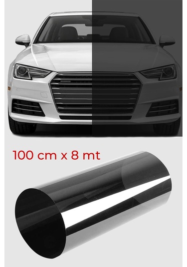 Cam Filmi Siyah Amerikan Çizilmez  Orta ton 100 cm x 8 metre