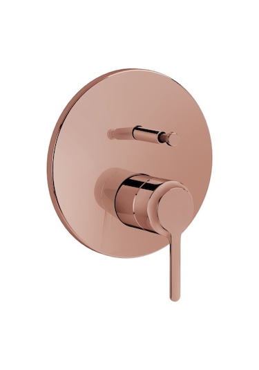 VitrA A4289529 Origin Classic Ankastre Banyo Bataryası Sıva Üstü Grubu Soft Bakır Krom
