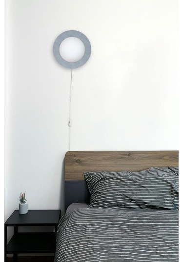 Dünya Aplik Fişli Gri