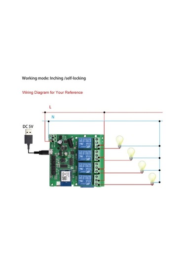 Dancemonkey Tuya Wifi+bt 433mhz Akıllı Uzaktan Kumanda Ev Otomasyonu İçin 4ch 5v Alexa/google Home Destekli
