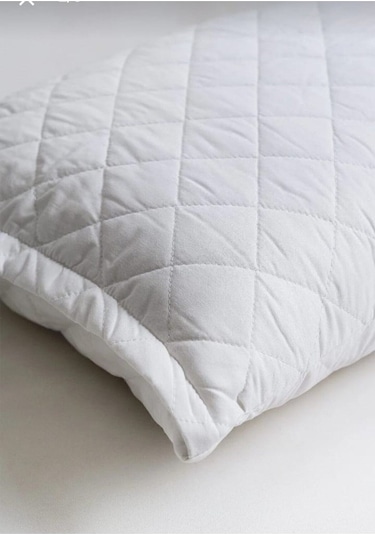 Kapitoneli Pamuklu Yastık Koruyucu Alez 4'lü Paket