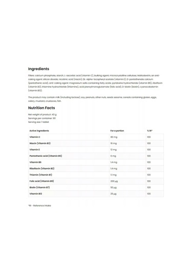 Ostrovit Vitamin B Complex 90 Tablet