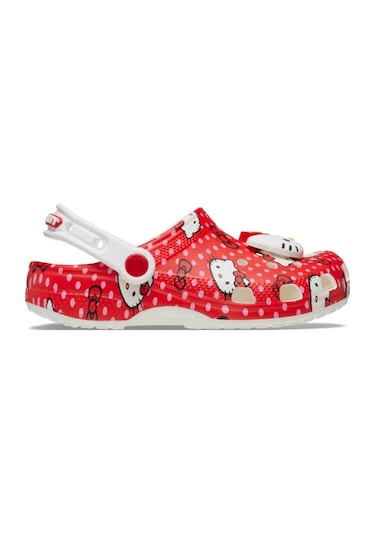 Crocs Hello Kitty Red Classic Clog T Çocuk Terlik 210577 210577 90h 90h Beyaz - Kırmızı