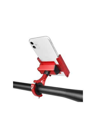 Cyclıngbox-yükseltilmiş Alüminyum Alaşım Bisiklet Cep Telefonu,ya18857r-1 Kırmızı