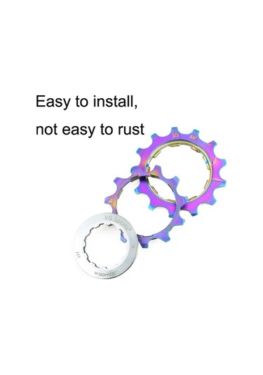 Ebitda Stil: 8 Hız 11-32t Mavi, Vg Sports Hafif Aşınmaya Dayanıklı Renkli Bisiklet Volanı Mavi