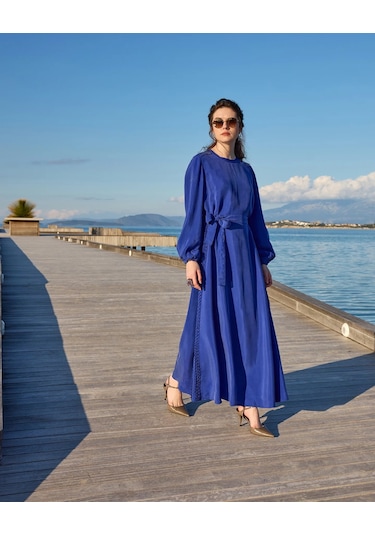 Misswhence Nervür Detaylı Elbise 39833 Siyah