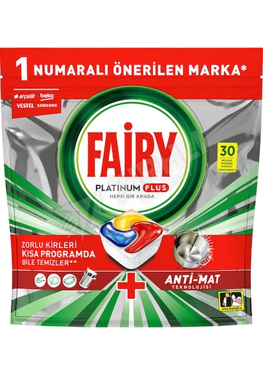 5 Adet Fairy Tablet Platinum Plus 30'lu