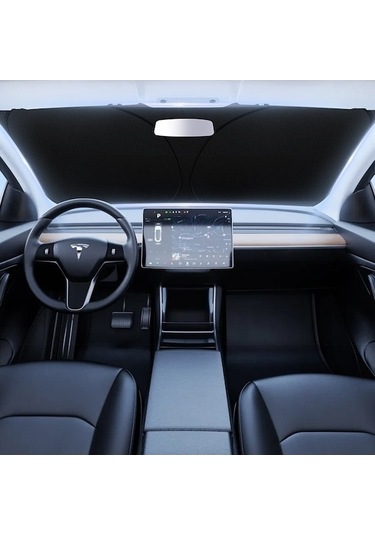 Novahub Araba Güneşliği Ön Kalkan Güneş Koruma Isı Yalıtımı Güneşlik Bölme Perde, Şemsiye/ 1 Adetli Set