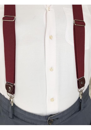 Kancalı Bordo Pantolon Askısı 4 Kancalı