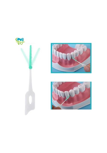 150 Adet/takım Silikon Interdental Fırçalar Süper Yumuşak Diş Temizleme Fırçası 50pcs