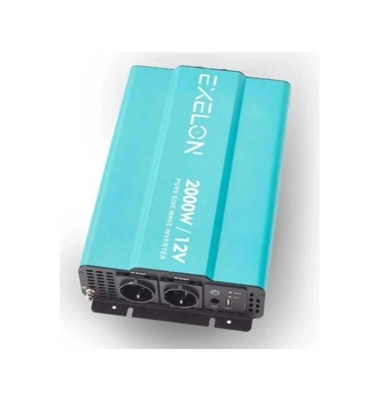 Exelon 12v 2000w Tam Sinüs İnvertör Solar Enerji, Karavan Ve Tekne Kullanımı İçin