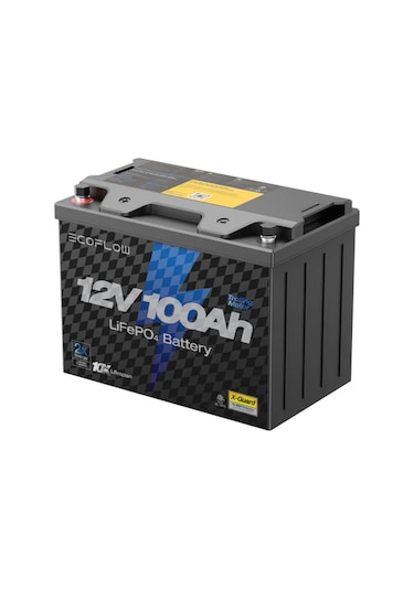 EcoFlow - Lityum 12V 100Ah Derin Döngülü Deniz Trolling Motor Aküsü