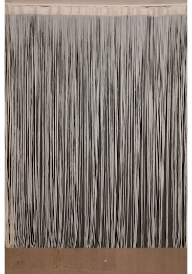 Düz İp Model Krem Renk Hazır İp Perde 300 270 Krem