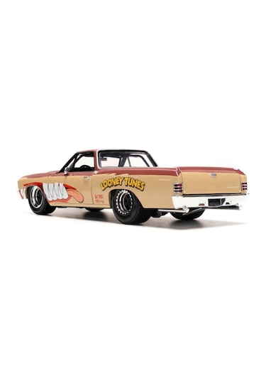 Simba Looney Tunes 1:24 Tasmanian & Chevy El Camino Figür Ve Araç 253255072 Kahverengi