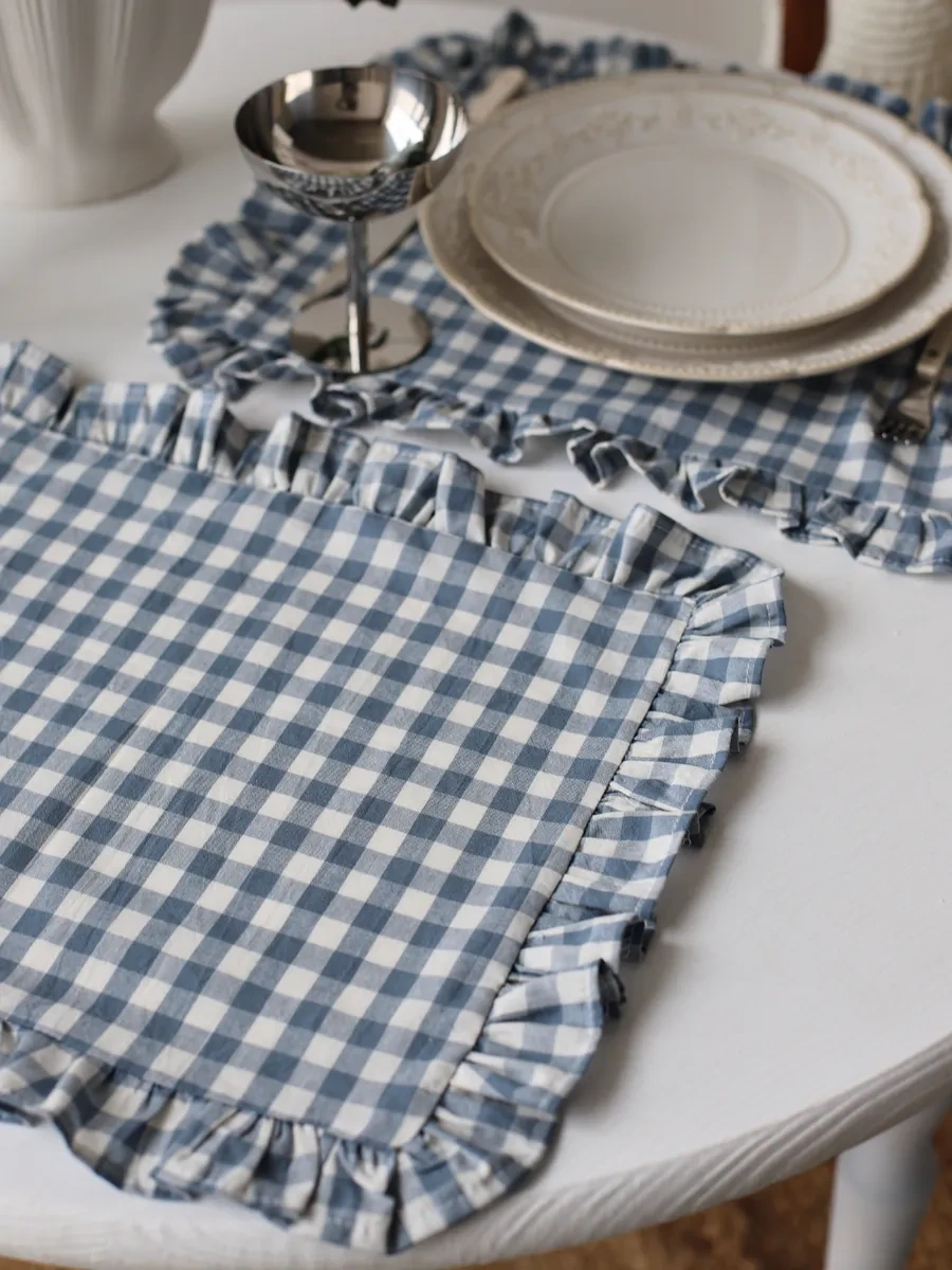 Home Lovers Dokuma Servis Peçeteleri Seti 2 Adet 314534104 Açık Mavi