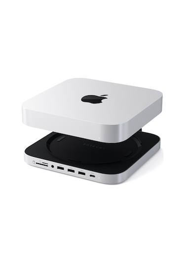 Satechi Mac Mini Stand & Hub Nvme Ssd Gümüş St-gmmshs