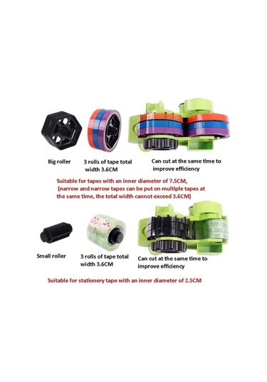 Willowhaven Çok İşlevli 35mm Mor Bant Kesici Otomatik Rulo Tutucu Sonesglobal, Ofis & Çiçekçi Paketleme İçin Uygun Diğer