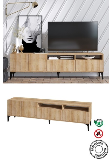 Decormet Ross Tv Sehpası Safir Meşe -dec-20047 Diğer