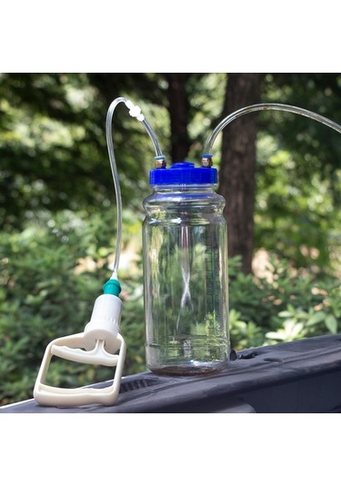 Tongxida 2l Manuel Motor Yağı Pompası - Evrensel Yağ Değişim Aleti, Dayanıklı Şeffaf Tasarım