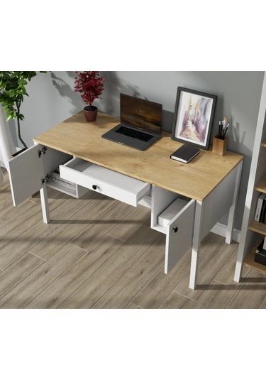 Sakura Frn-20038 Helen Çalışma Masası Beyaz