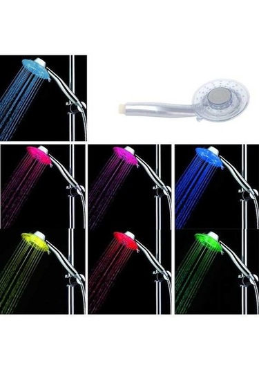 Novahub 6 Renkli Led Duş Başlığı - Ayarlanabilir Modlar, Abs Malzeme Diğer