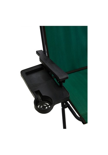 Natura Bardaklıklı Kamp Sandalyesi - Yeşil