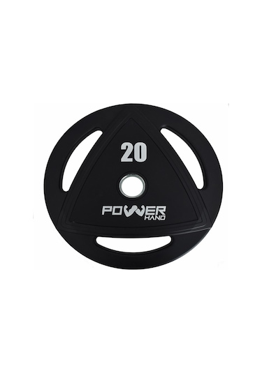 Powerhand Profesyonel Kauçuk Kaplı Olimpik Plaka 20 KG