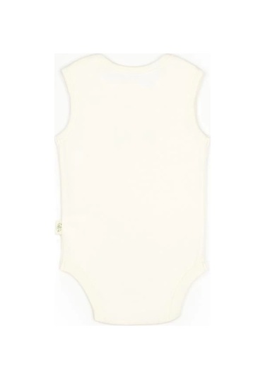 Bebek 3lü Askılı Badi Kutu Set %100 Organik Pamuk, Bebek Ve Yenidoğan Serisi - Csy5709 Ekru