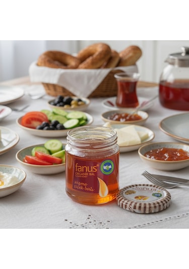 Fanus Organik Süzme Çiçek Balı 225 G