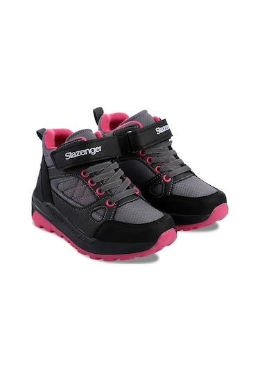 Slazenger KESHA Çocuk Cırt Cırtlı Siyah / Fuşya Bot