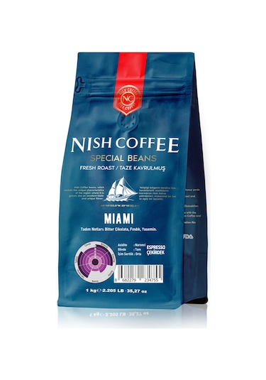 Nish Espresso Miami Kahve 1 KG