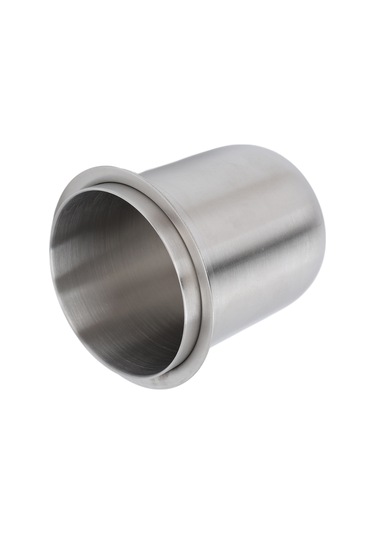 Geeroyoo 150ml Paslanmaz Çelik Kahve Toz Toplayıcı, 58mm İtalyan Kolu Uyumlu, Ellerden Kurtarır, Uçan Toz Engeller, Kolay Temizlenir Siyah Gri