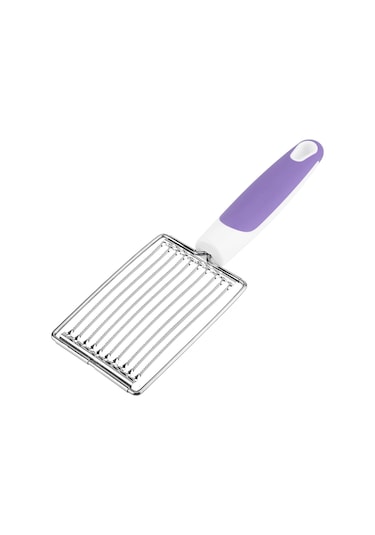 Kosona Güvenli Paslanmaz Çelik Bıçaklı Mutfak Aleti - Dengeli Dilimler İçin Jambon, Peynir, Konserve Kesici Mavi