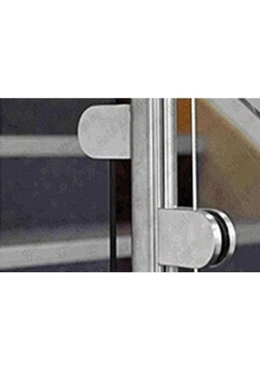 Suntek Paslanmaz Çelik Duş Cam Kapı Paneli Sabit Klips 180-derece-çift-taraflı