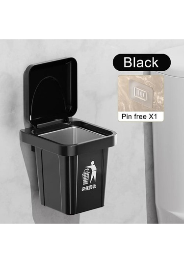 Hombey Duvar Kurulu Sigara Kömürü Kutusu - Siyah Abs Ve Paslanmaz Çelik Materyal Siyah