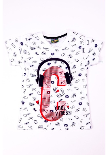 Erkek Çocuk Tshirt Baskılı A29 Kırmızı