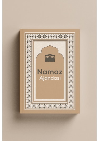 Namaz Ajandası Kahverengi Çok Renkli